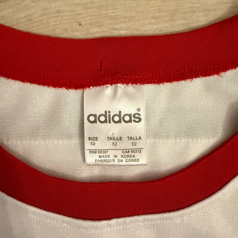 Adidas Magic Johnson Lansing Everett High School Vikings Jersey XL 52 White Red - Picture 4 of 10